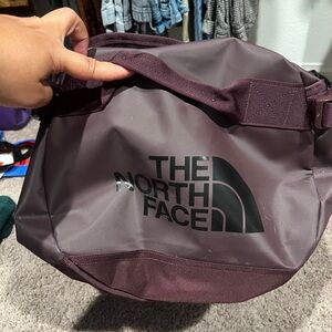 The North Face Purple Duffel Bag